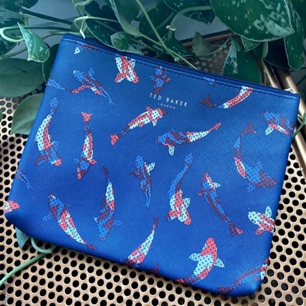 TED BAKER  fish coi travel pouch - Picture 2 of 5